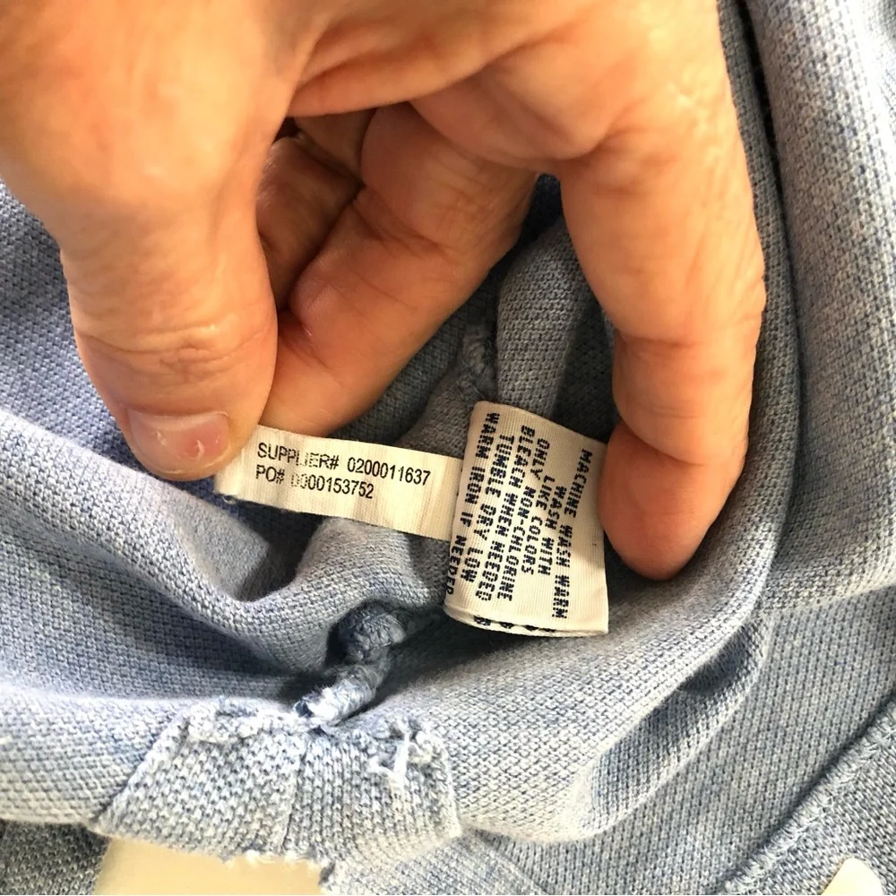Polo Ralph Lauren Polo Shirt XL Light Blue Cotton Pony Classic Preppy